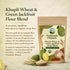 Prakruthi 1kg, 2.2 lb Organic Khapli Wheat & Green Jackfruit Flour Blend | Encient Grains and Fiber Rich |