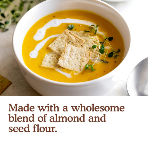 4.25 Oz Simple Mills Almond Flour Crackers, Fine Ground Sea Salt