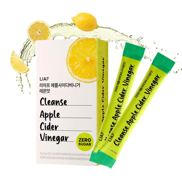 LIAF Apple Cider Vinegar Powder Loaded Tea Packets | Korean Fermented ACV