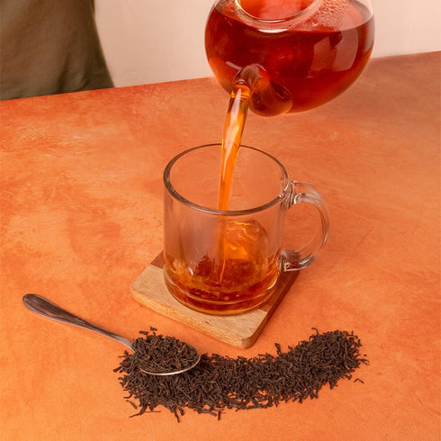 16 Organic Positively Tea Company, Assam TGFOP Black Tea, Loose Leaf, Ounce