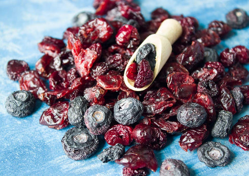 2 Organic Mixed Berries, Pounds Non-GMO Dried Blueberries, Cranberries, and Tart Cherries, Kosher, Lightly Sweetened