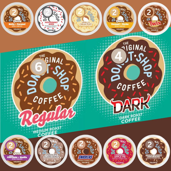 KUPIX 30 Count -- Original Variety Pack Coffee Pods K Cup Sampler --