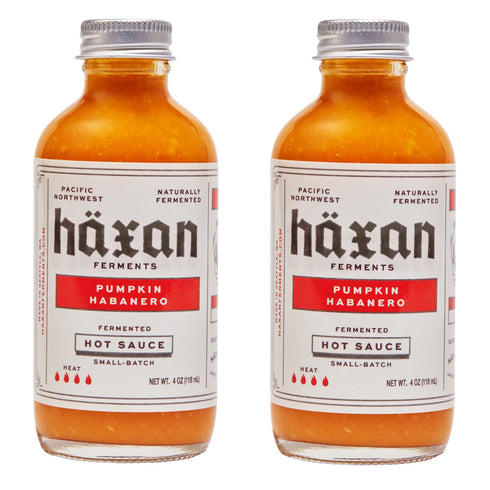 Haxan Ferments Pumpkin Habanero Hot Sauce | Hot Heat | Fermented Pumpkin,
