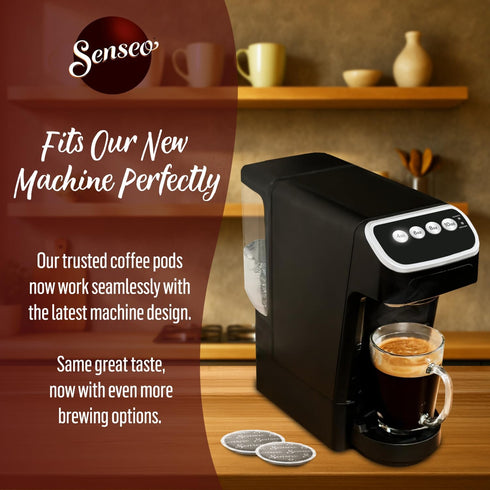 48 Count (1 Pack) Senseo Extra Strong Coffee Pods Dark Roast with Intense & Bold Flavor and Rich Crema Single-Serve