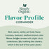 Simply Organic Ground Coriander Seed, 2.29-Ounce, Rich Warm Earthy Flavor, Bright Aroma, Slight Citrus Undertones