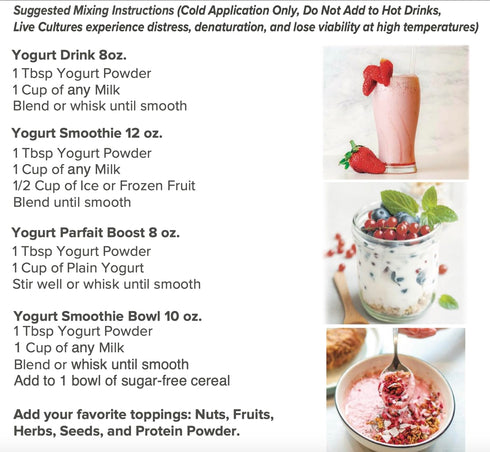 8 14 4 8oz Bag(16 3 Pumjil Coconut Yogurt Smoothie Mix with Billion Probiotic Live Cultures, Strains Balanced