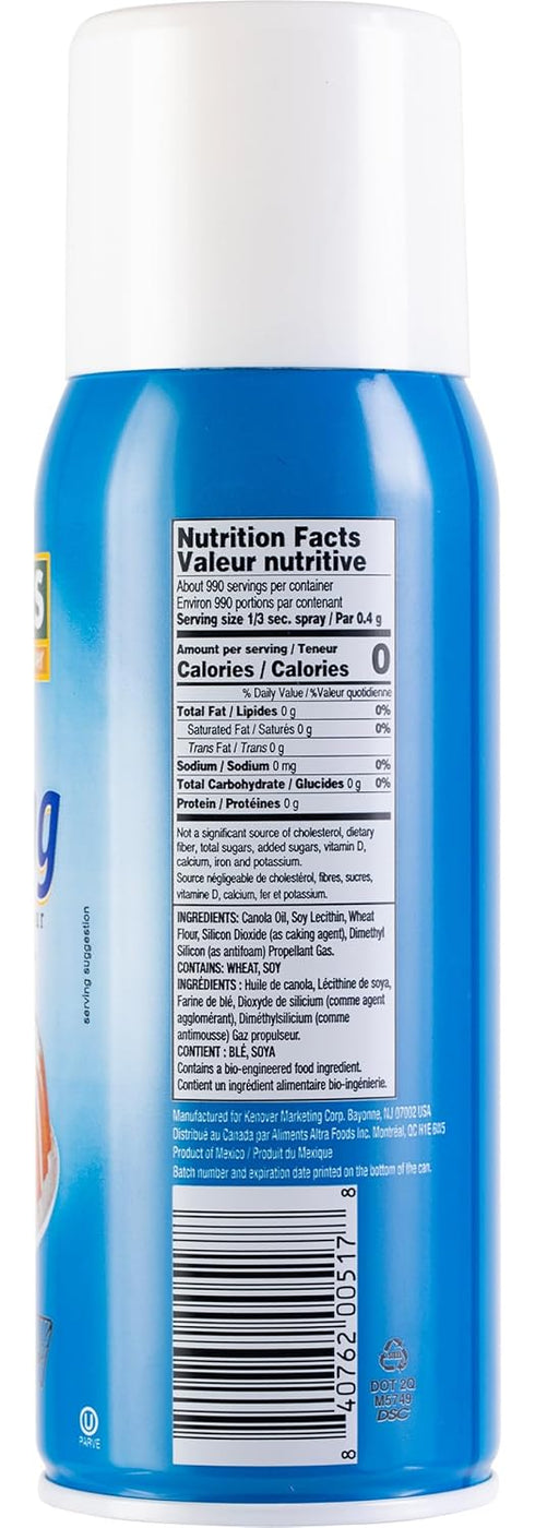 Glicks 14 oz (2 Pack) Baking Spray with Flour, | Non-Stick Cooking Oil Spray | Kosher