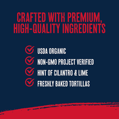 12g 4.5 Red's Burrito, Organic Chicken, Cilantro & Lime - Protein, Non-GMO - Made with Grilled Chicken, White Cheddar