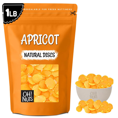 Oh! Nuts Dried Apricot Luscious Natural - 1 lb - Dried Fruit