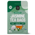 FGO Organic Jasmine Green Tea - 100 Count Eco-Conscious Tea Bags, Resealable Bag