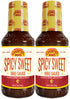 Country Bob's Spicy Sweet BBQ Sauce, Slightly Sweet with Bold Heat, Flavorful