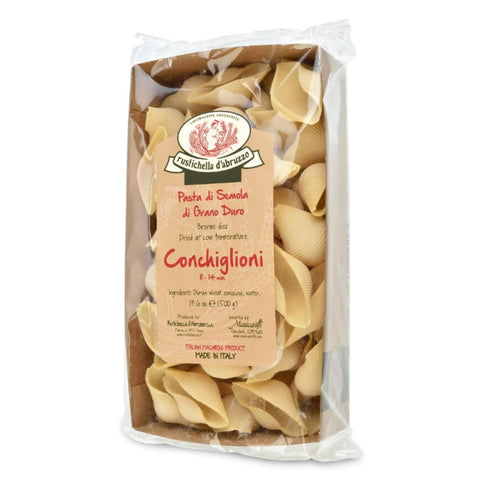 Rustichella d'Abruzzo Conchiglioni - 500g Large Shell Pasta - Ideal for Stuffing