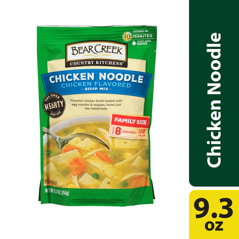 9.3 (Pack 6) Bear Creek Soup Mix, Chicken Noodle, Ounce