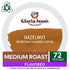 72 Count Gloria Jean's Coffees Hazelnut, Single-Serve Keurig K-Cup Pods, Flavored Medium Roast Coffee