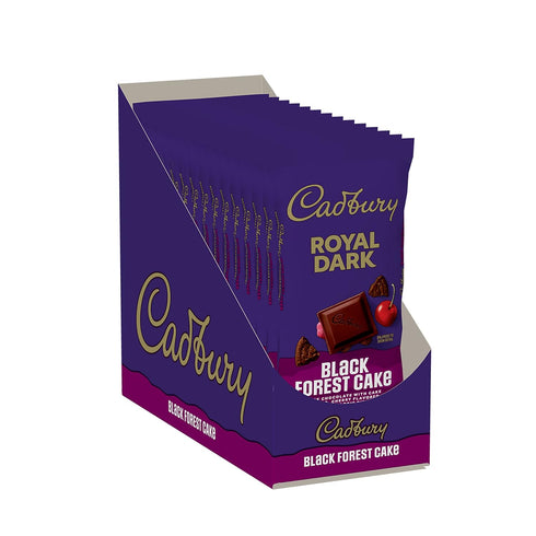 Cadbury 3.5 oz (14 Count) ROYAL DARK Black Forest Cake Dark Chocolate Candy Bars