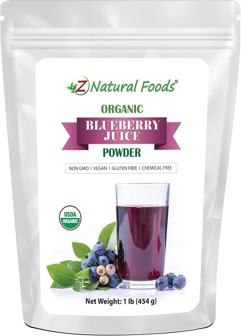 Organic Blueberry Juice Powder - Superfood Berry Antioxidant Supplement - Mix In