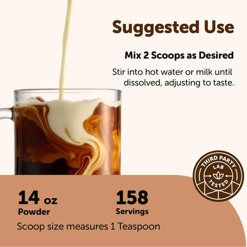 14 oz 10-Mushroom Organic Instant Mushroom Coffee, | Medium Roast Arabica | Blend with Lions Mane, Reishi, Chaga