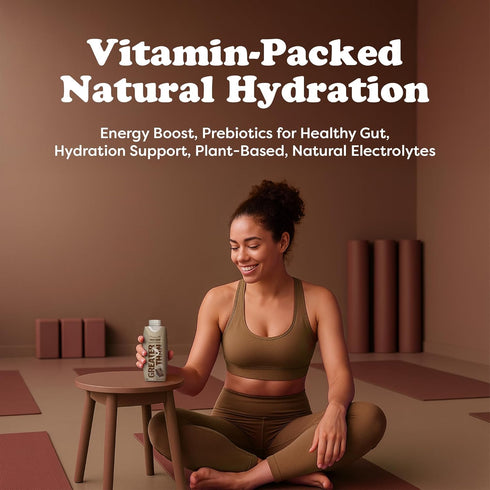 12 Pack Greater Than Nutrient Hydration Beverage, Electrolyte Drink for Gut Health & Energy with Coconut Water