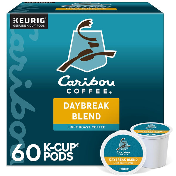 Caribou Coffee Daybreak Blend Keurig Single-Serve K-Cup Pod, Light Roast Coffee(Pack of