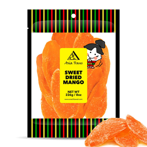 Dried Mango Slices - Preserved Tropical Fruit - Healthy, Vegan, and Low-Sugar