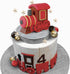 JeVenis Christmas Train Cake Decoration Train Cake Topper Train Theme Birthday Decorations Baby Shower Party Supplies