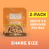 5 (Pack 2), Absurd Snacks Chickpea & Granola Crunch Mix, Nut-Free, Gluten-Free, Plant-Based Snack, Good Source