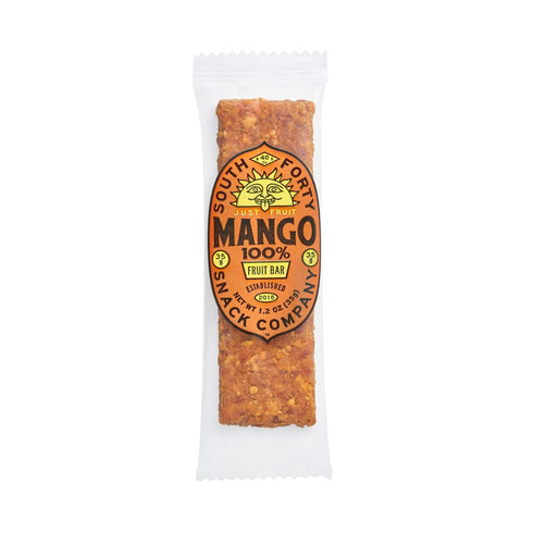 40 1 (35g Pack 18) South Snacks Tropical Mango Fruit Bar, just Ingredient, No Added Sugar, Real Dried Fruit Leather