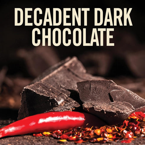 (28 oz) 14 oz Castle Kitchen Spicy Dark Hot Chocolate Mix - Natural Chili Spice Flavor, Dairy-Free, Vegan, Plant Based