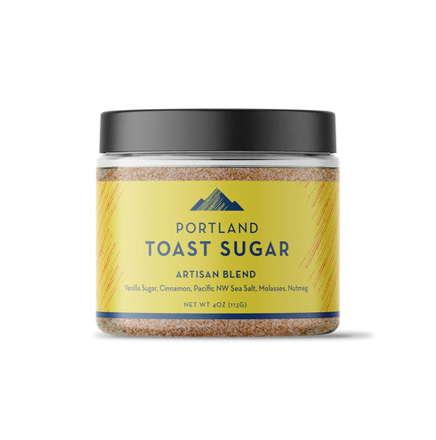 Portland Salt Co. Toast Sugar Spice Blend with Vanilla Sugar, Cinnamon & Sea Salt, 4 Oz Non-GMO Seasoning