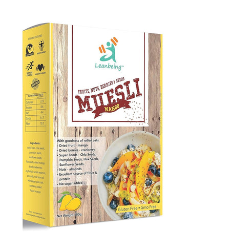 Generic VEDA Mango Muesli Nuts, Berries & Seeds 400G | Gluten Free |