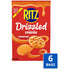 6-8 oz RITZ Drizzled Minis Caramel Crackers, Snacks for Kids and Adults, Party Snacks, Bags