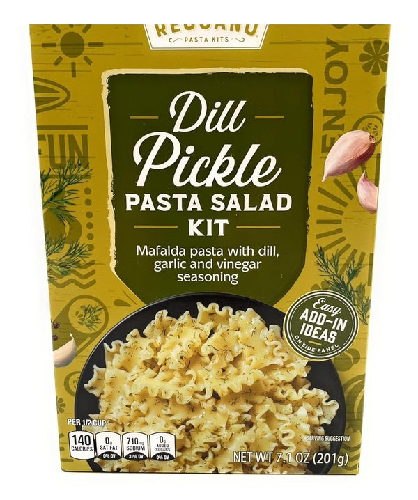 Generic Dill Pickle Pasta Salad Kit Mafalda Pasta with Dill, Garlic, and Vinegar