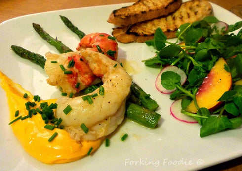 100% 6.8 oz (200mL) Sogelco Lobster Grapeseed Oil Infused with Real Lobster All-Natural, GMO-Free, Sustainable Seafood