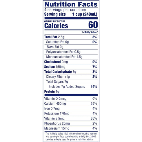 Almond Breeze 32 Oz Blue Diamond, Almond Milk Original, Fl