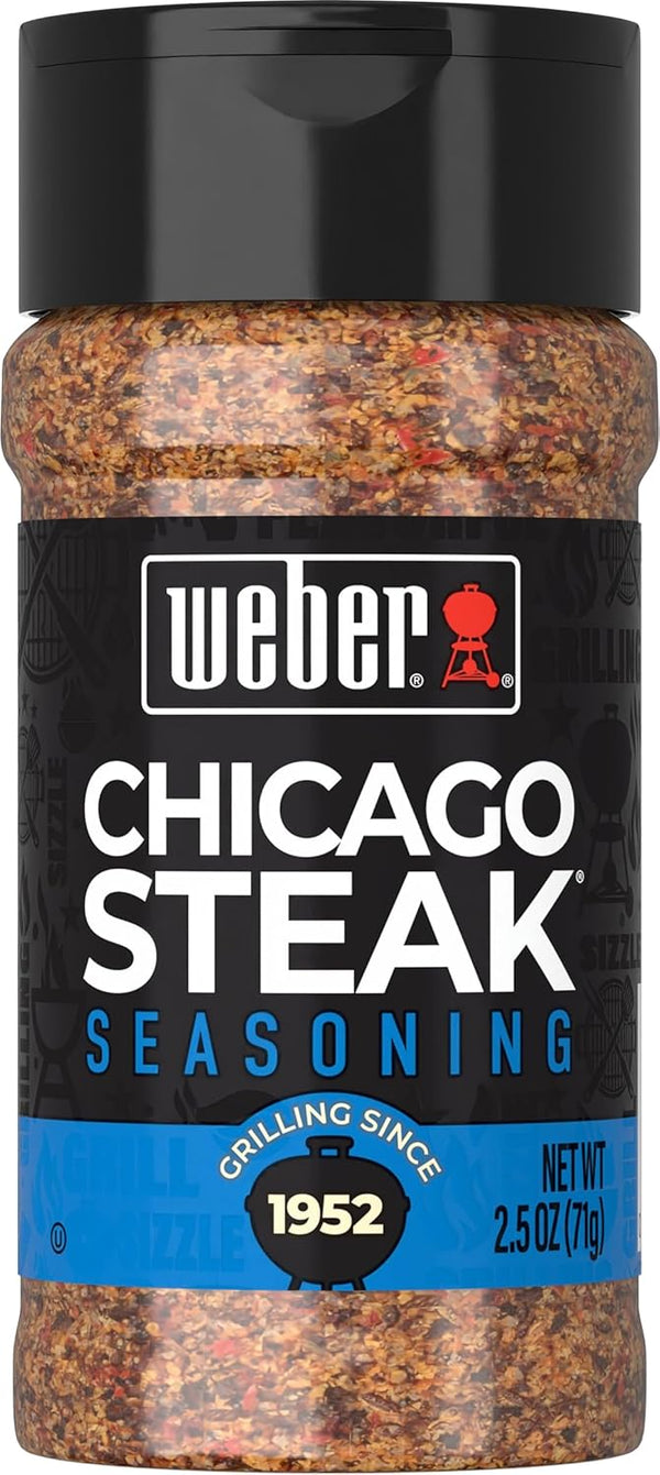 Weber Chicago Steak Seasoning, 2.5 Ounce Shaker