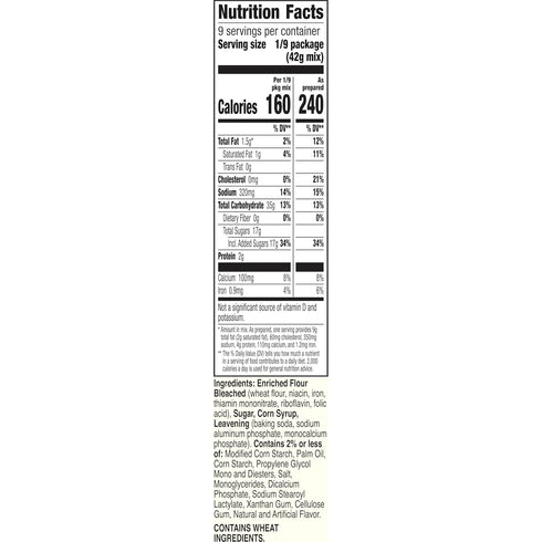 13.25 oz (Pack 12) Betty Crocker Favorites Super Moist Vanilla Cake Mix