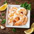 Generic 50/70 Count 32 oz (2 lb) Cooked Shrimp Tail-Off, Fully Cooked, Peeled & Deveined, Ready to Eat for Pasta