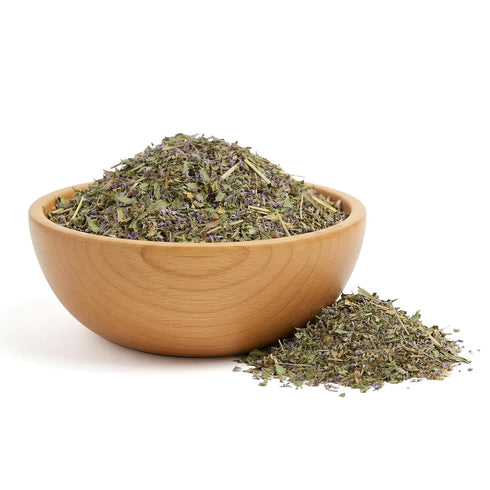 (48 (Pack 1)) NY Spice Shop Pennyroyal Herb - Cut and Sifted Leaves - Dried Mentha Pulegium Leaffor Culinary and Herbal