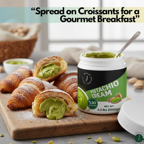 17.6oz 30% (17.6oz 500gr) Jatisse Pistachio Cream Antep Pistachio Butter Spread No Palm Oil Sweet Natural Cream