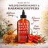 12.5 oz Bees Knees Spicy Honey, Wildflower Hot Honey Infused with Habanero Peppers | Gluten Free, Paleo Friendly |
