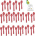 BCL Peppermint Candy Cane Spoons, Classic Edible Stirring Spoon for Hot Chocolate