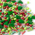 Sweets Indeed Edible Sprinkle Mix, Perfect for Cake Decorations, Baking, Ice Cream, Cookies, 4 oz (Christmas)