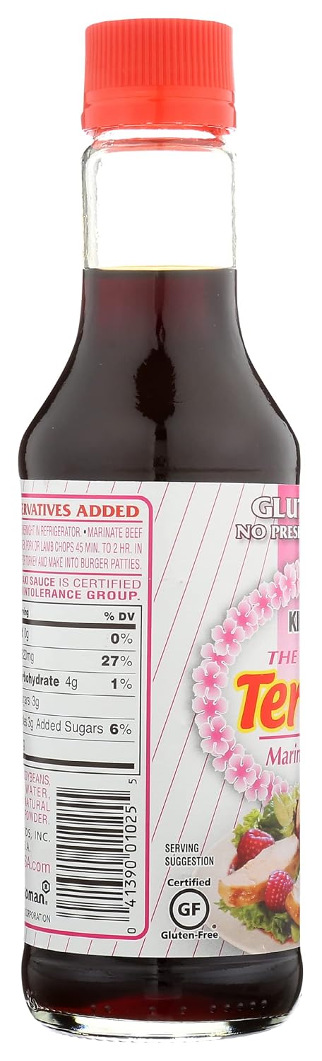10 oz Kikkoman Sauce & Marinade Gluten Free Tryaki