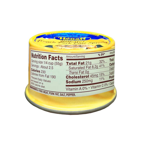 Hnaff 127 Pack 3 From France Henaff French Pork Pate Spread gr