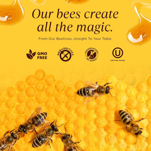 100% (14 (Pack 1)) Raw Edible Honeycomb by Pure Southern Honey Ounce