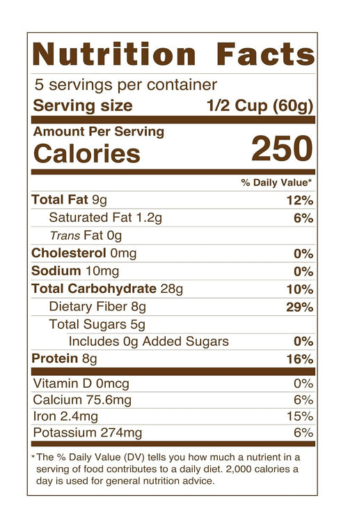 10.58 oz, (Pack 2) Kartago High Protein Granola, Chocolate Chip Granola Cereals, Naturally Sweetened with Date Syrup