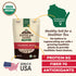 1 lb Organic Dried Cranberry Beans - Non-GMO, USDA Organic, Farmed From Regenerative Soil, Tested Clean Certified