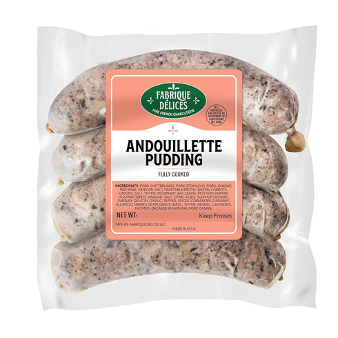 Le Village Andouillette Pudding - Andouille Sausages - Herbed Tripe Sausages - 4 Links