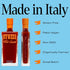 3.4 oz Stuzzi Premium Italian Hot Sauce, Small-Batch Craft Sauce, Dried Campanian & Cayenne Peppers, Medium Heat on