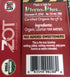 ZOT 100% Organic Licorice, Original, Dark Brown, Black, 0.4 Ounce (Pack of 6) (KKPPOA25607)